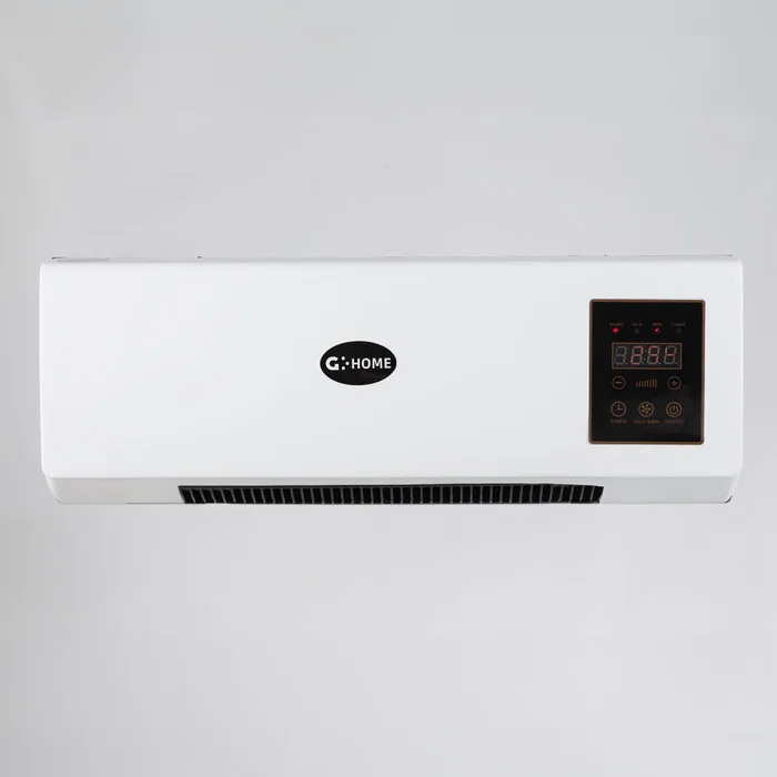 Chauffage PTC + Ventilateur 1500W avec Contrôle à Distance Blanc