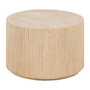 BigBuy Home Table Basse Beige Ronde