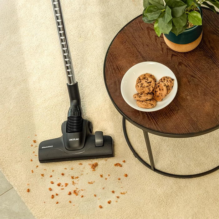 Aspirateur Cecotec Conga Rockstar Cyclonic Powerbag 900W 2L Noir/Gris filtre animaux