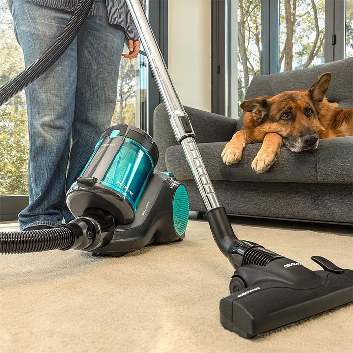 Aspirateur Cecotec Conga Rockstar Cyclonic Powerbag 900W 2L Noir/Gris filtre animaux