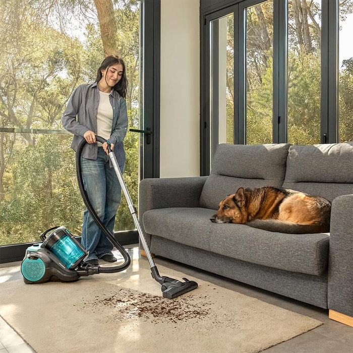 Aspirateur Cecotec Conga Rockstar Cyclonic Powerbag 900W 2L Noir/Gris filtre animaux