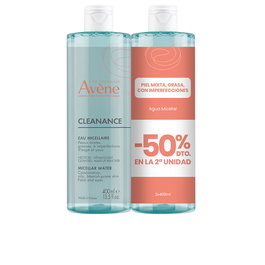 Avène Eau Micellaire Démaquillante Lot de 2 x 400 ml Hydratante et Apaisante Peaux Sensibles