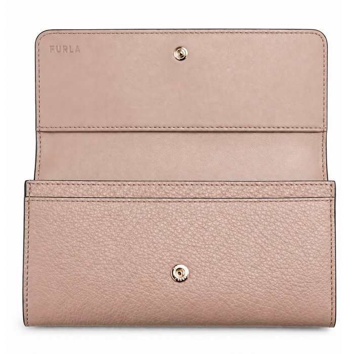 FURLA Portefeuille Camelia en peau de vache Greige WP00317HSF0001257S1007