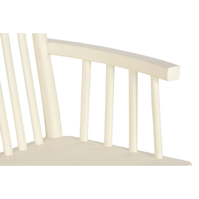 Banc Home ESPRIT Crème Bois de manguier Bois MDF 150 X 50 X 98 CM