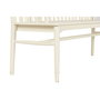 Banc Home ESPRIT Crème Bois de manguier Bois MDF 150 X 50 X 98 CM