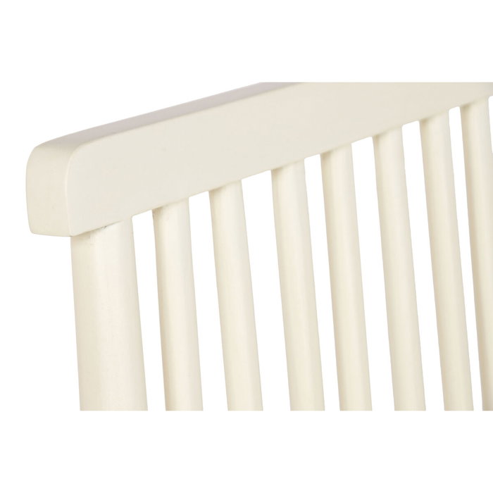 Banc Home ESPRIT Crème Bois de manguier Bois MDF 150 X 50 X 98 CM