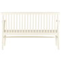 Banc Home ESPRIT Crème Bois de manguier Bois MDF 150 X 50 X 98 CM