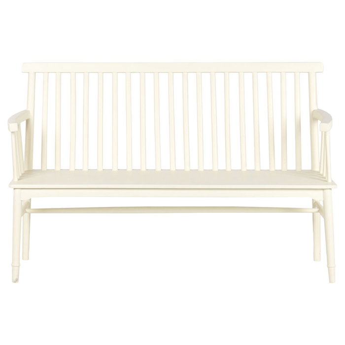 Banc Home ESPRIT Crème Bois de manguier Bois MDF 150 X 50 X 98 CM