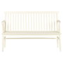 Banc Home ESPRIT Crème Bois de manguier Bois MDF 150 X 50 X 98 CM
