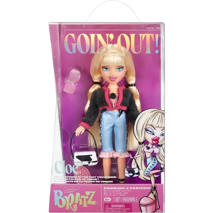 Bratz - Poupée Mannequin Cloé Goin' Out à Collectionner avec Tenue, Sac à Main et Lunettes de Soleil - À partir de 6 ans
