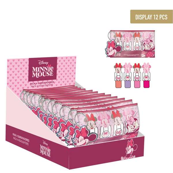 Cerdá Ensemble de Marqueurs Fluorescents Minnie Mouse Cerdá Ensemble de Marqueurs Fluorescents Minnie Mouse