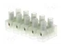 BM GROUP Barrette de jonction d'alimentation 400V en laiton naturel