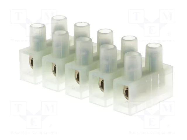 BM GROUP Barrette de jonction d'alimentation 400V en laiton naturel