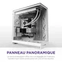 Nzxt CM-H92FW-01 H9 Flow Boitier PC Gamer Moyen-Tour Double Chambre avec Panneaux Mesh, Verre Trempé et Compatible Radiateurs 420mm
