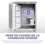 Nzxt CM-H92FW-01 H9 Flow Boitier PC Gamer Moyen-Tour Double Chambre avec Panneaux Mesh, Verre Trempé et Compatible Radiateurs 420mm