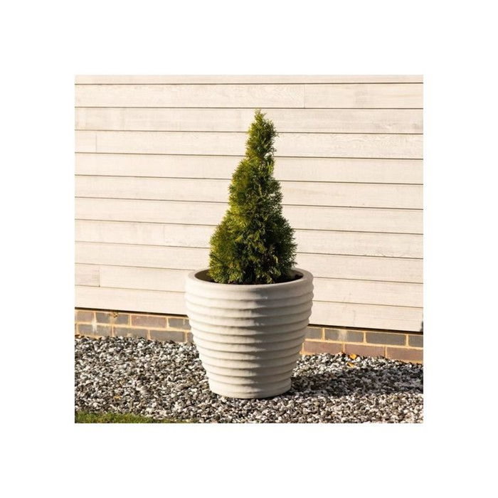 Strata Pot de fleur LARGE MOROCCAN Couleur Pierre Ø 58cm x 56cm H