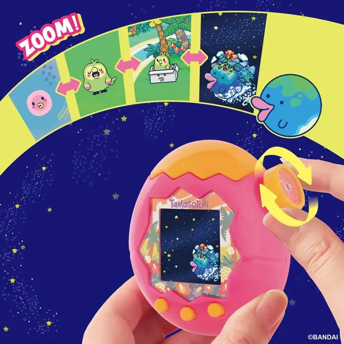 Tamagotchi Paradise Orange Tropics - Molette zoom - Interactif - Version française