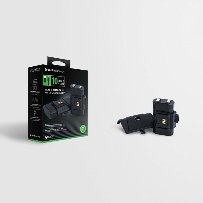 PDP Kit Play & Charge pour manettes Xbox One et Series X|S - Noir PDP Kit Play & Charge pour manettes Xbox One et Series X|S - Noir