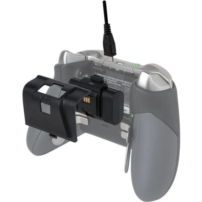 PDP Kit Play & Charge - Double batterie rechargeable pour manettes Xbox One, Series X|S - Noir - Officiel Xbox