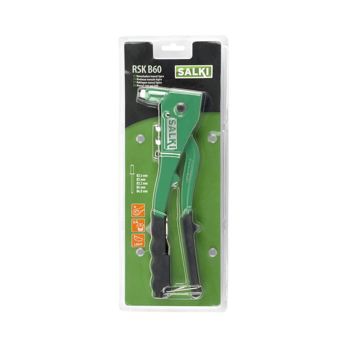 Riveteuse Salki B60 Hobby Ø 2,4 mm, Ø 3,2 mm, Ø 4 mm, Ø 4,8 mm