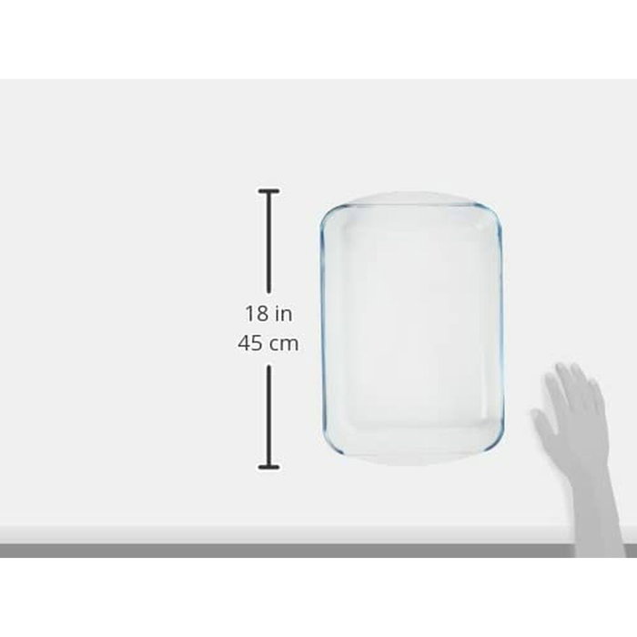 Pyrex Plat à lasagnes rectangulaire 40 x 27 cm Pyrex Plat à lasagnes rectangulaire 40 x 27 cm