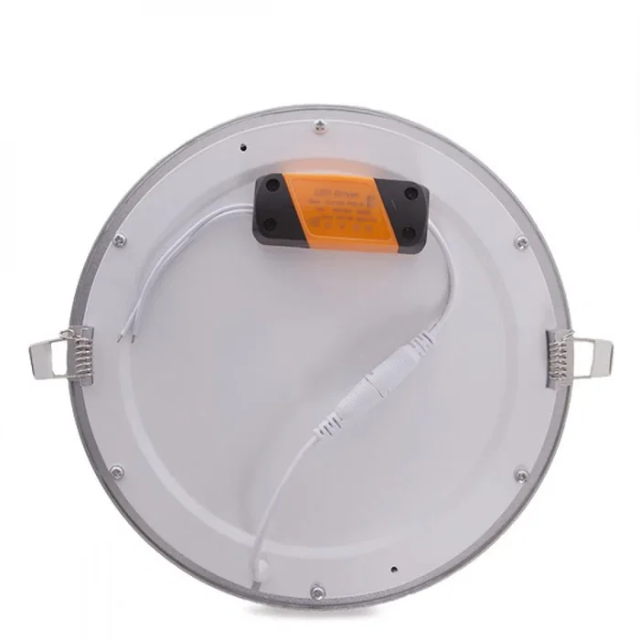 GR-RDP1305-20W-CW - Plaque LED circulaire 20W 2000 Lm 6000K IP25, pour plafond, bureau, commerce, 240 mm