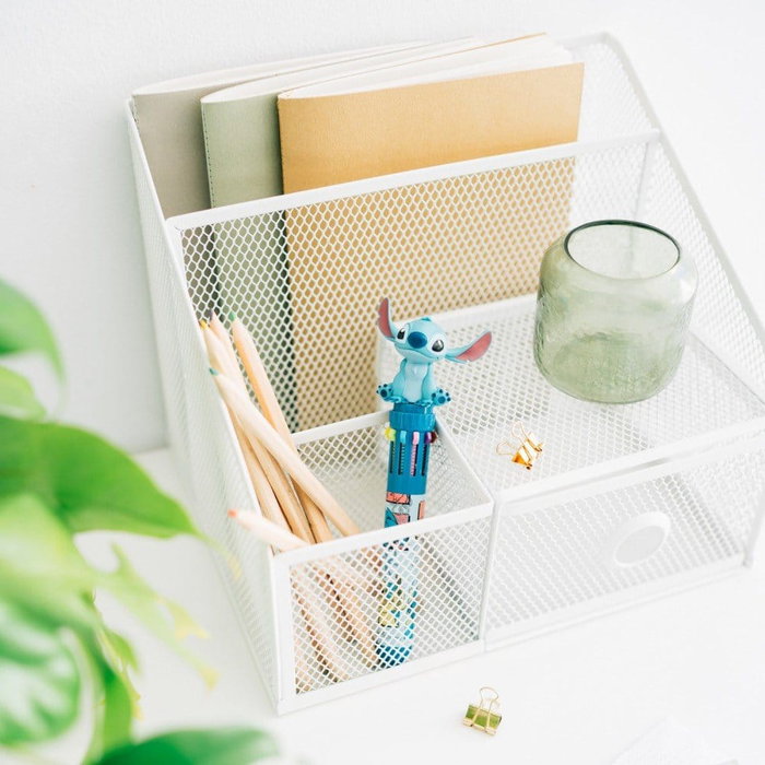 ERIK - Stylo 3D 10 couleurs avec personnage Stitch Disney en PVC - Stylo-bille décoratif
