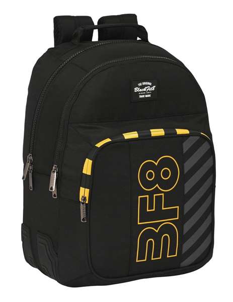 Safta Blackfit8 "Zone" Mochila Doble Adaptable au Caddie et Recyclée 32 x 42 x 15 cm - Recommandé 3 Ans Safta Blackfit8 "Zone" Mochila Doble Adaptable au Caddie et Recyclée 32 x 42 x 15 cm - Recommandé 3 Ans