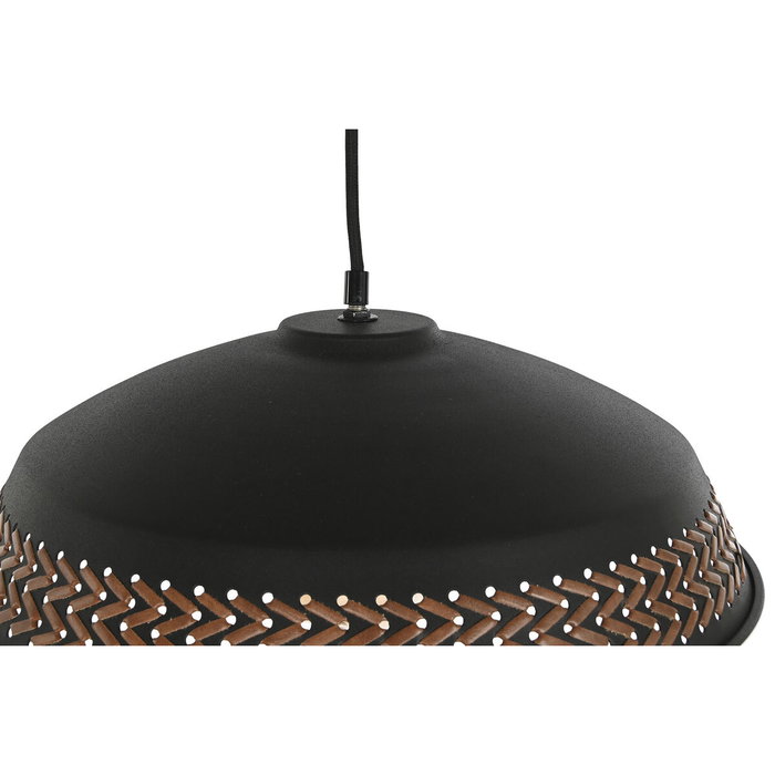 Suspension DKD Home Decor Marron Noir Crème Métal 50 W 42 x 42 x 24 cm (2 Unités) Suspension DKD Home Decor Marron Noir Crème Métal 50 W 42 x 42 x 24 cm (2 Unités)