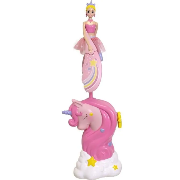 Lansay Sky Dancers Poupée volante Rainbow Rose avec licorne lanceur - Jeu sans piles pour enfant dès 6 ans Lansay Sky Dancers Poupée volante Rainbow Rose avec licorne lanceur - Jeu sans piles pour enfant dès 6 ans