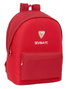 Safta - Mochila Sevilla FC Sac à dos double pour ordinateur portable 15.6 pouces avec chargeur USB et compartiment étanche - 31x44x18 cm