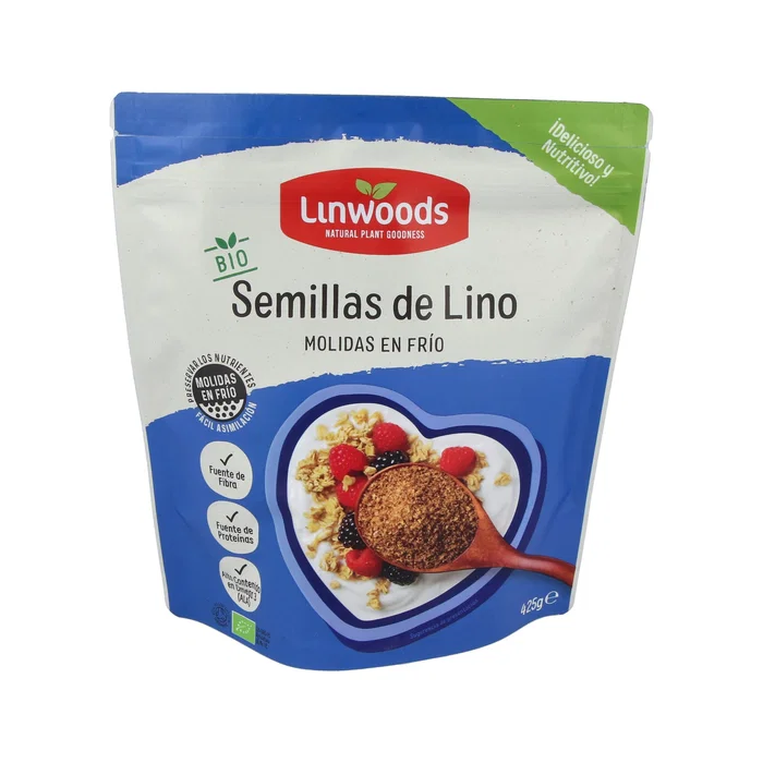 LINWOODS 425Gr Graines de Lin Moulues Bio - Source Naturelle d'Oméga 3 LINWOODS 425Gr Graines de Lin Moulues Bio - Source Naturelle d'Oméga 3