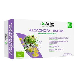 ARKOPHARMA ARKOFLUIDO alcachofa+hinojo BIO 20 ampoules