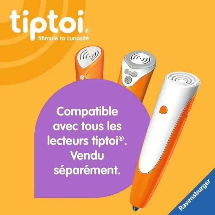 Ravensburger tiptoi Livre interactif Mes premières comptines anglaises - Jeu éducatif sans écran pour enfants dès 3 ans - Réf. 13099011