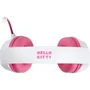 Konix Casque Gaming Circum-aural Filaire avec Micro - Thème Hello Kitty - Compatible PC, PS5, Switch 2, Xbox - Blanc et Rose - Confort Soft Touch
