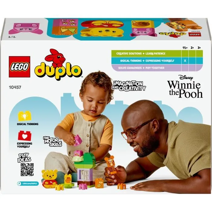 LEGO DUPLO Disney 10457 L'Anniversaire de Winnie l'Ourson - Jeu de construction 18 mois et + avec 3 figurines - Jouet éducatif LEGO DUPLO Disney 10457 L'Anniversaire de Winnie l'Ourson - Jeu de construction 18 mois et + avec 3 figurines - Jouet éducatif