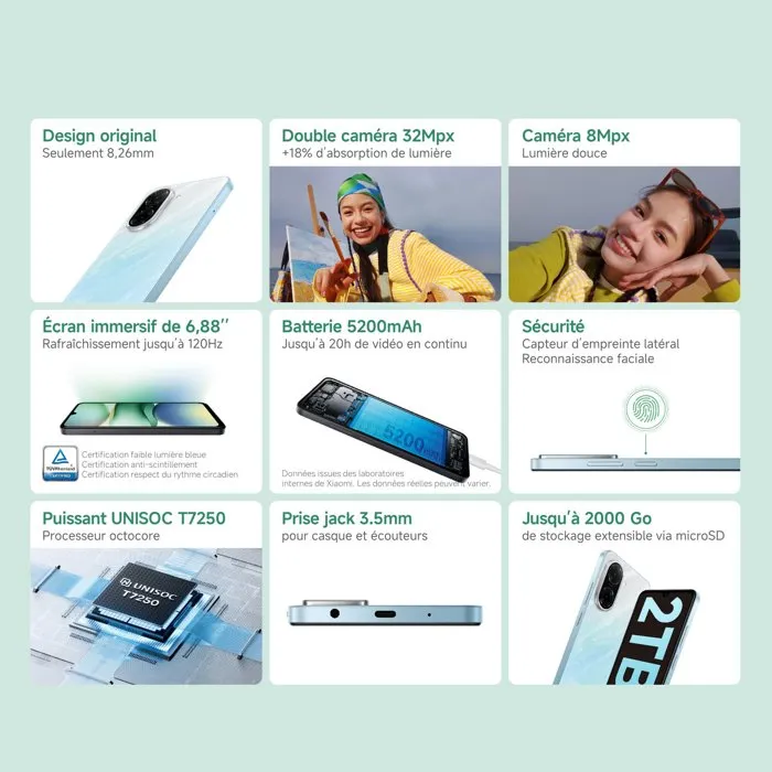 Xiaomi Redmi A5 Smartphone 128 Go - Doré