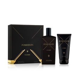 Poseidon Coffret Cadeau Homme Gold Men Eau de Toilette Vaporisateur 100ml + Après-Rasage 100ml Lot 2 pcs