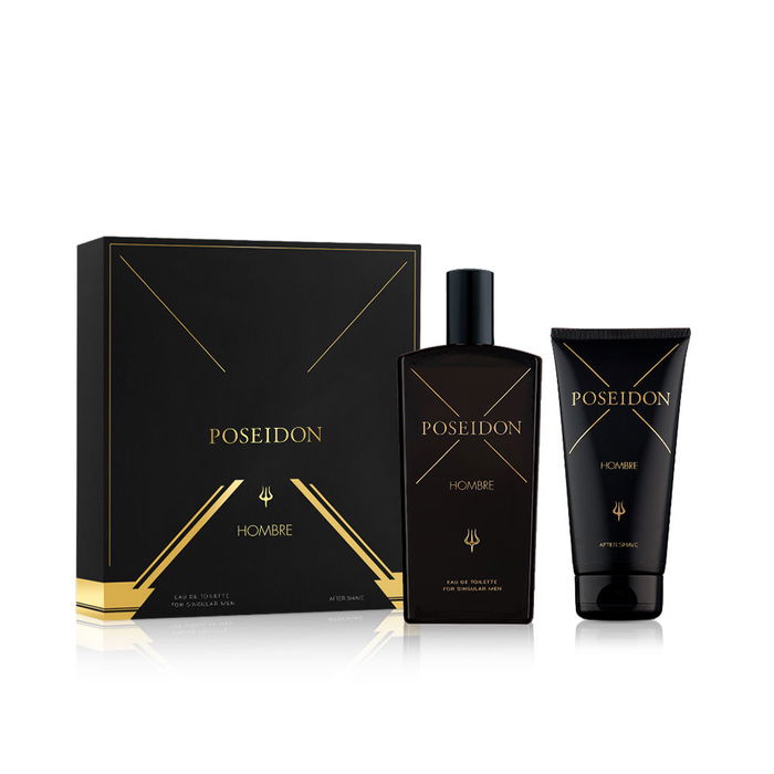 Poseidon Coffret Cadeau Homme Gold Men Eau de Toilette Vaporisateur 100ml + Après-Rasage 100ml Lot 2 pcs Poseidon Coffret Cadeau Homme Gold Men Eau de Toilette Vaporisateur 100ml + Après-Rasage 100ml Lot 2 pcs