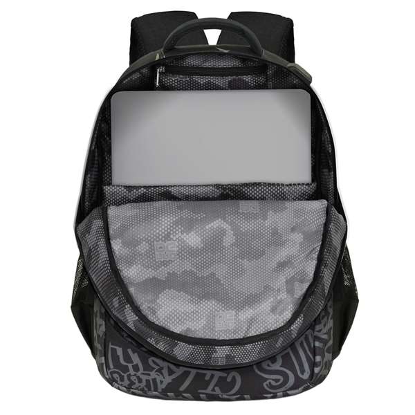 PRODG Sac à dos Run Plus FAN Rise 44x34x21 cm - Grande capacité avec port USB et dos aéré, matériau Ripstop résistant