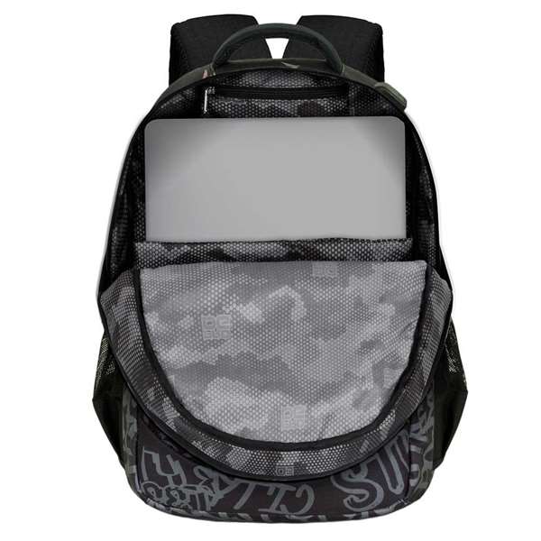 PRODG Sac à dos Run Plus FAN Rise 44x34x21 cm - Grande capacité avec port USB et dos aéré, matériau Ripstop résistant