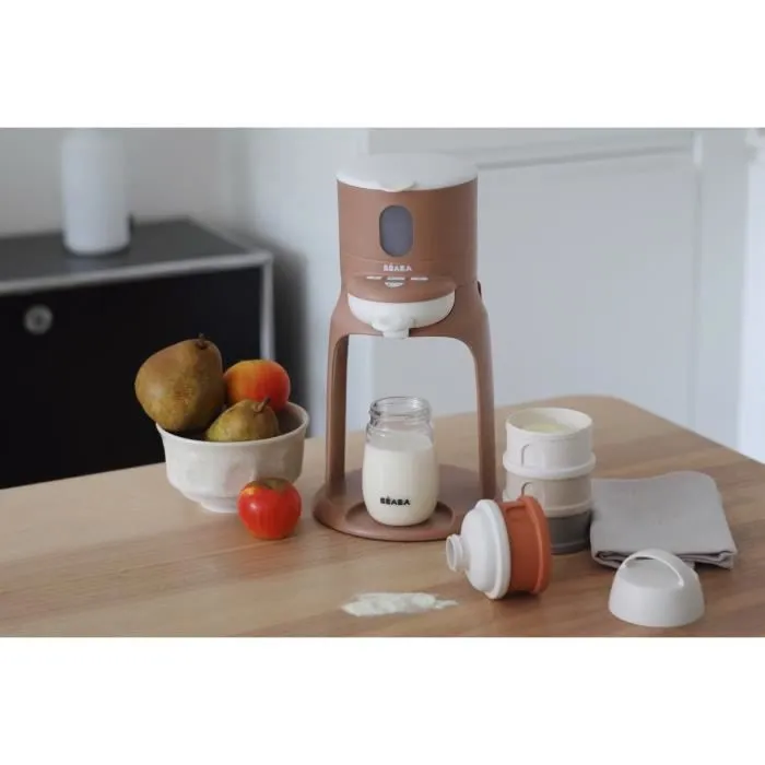 Beaba Bib'Expresso - Préparateur et chauffe-biberon multifonction, réchauffe eau et petits pots par bain-marie, température précise et instantanée, modèle Pralin Beaba Bib'Expresso - Préparateur et chauffe-biberon multifonction, réchauffe eau et petits pots par bain-marie, température précise et instantanée, modèle Pralin