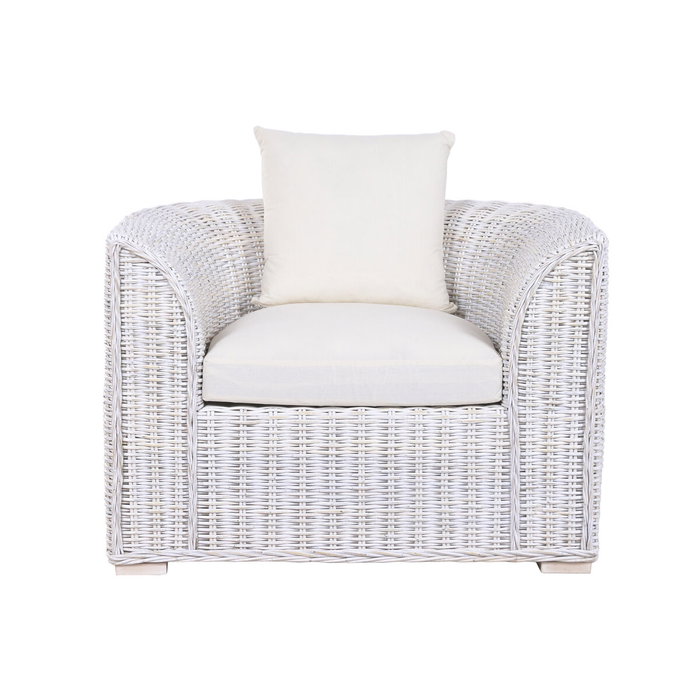 Home ESPRIT Fauteuil Blanc 100 x 78 x 68 cm