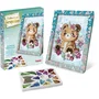 Lansay Kit Loisir Créatif Collection Sequins Féérique - Ourson, Créations Étincelantes avec Épingles, Cadre Décoratif pour Chambre, À Partir de 7 Ans