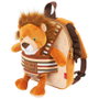 PERLETTI - Mochila reversible avec peluche Lenny Lion - Sac à dos pour enfant, 25 x 22 x 5 cm