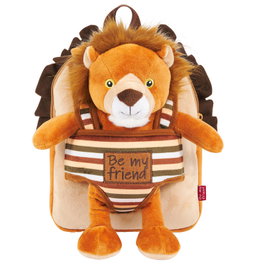 PERLETTI Sacoche réversible avec peluche Lenny Lion 25cm
