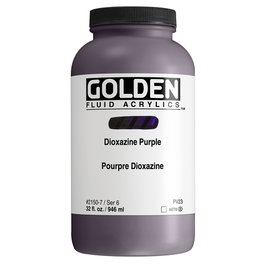 Golden Couleurs Acryliques Fluid Pourpre Dioxazine 946 ml