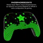 Turtle Beach TBC-8101-75 Rematch Super Mario Star - Manette de jeu sans fil phosphorescente pour Nintendo Switch, Switch Lite et OLED - Compatible Nintendo Switch 2