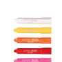 Alpino Set Fiesta Face Stick 6 bâtons de maquillage 5g - blanc, jaune, rouge, noir, vert, bleu et noir - système rétractable tournant - testé dermatologiquement