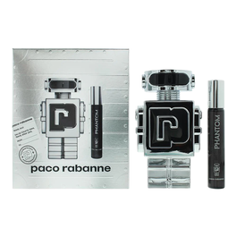 Paco Rabanne Set Coffret Parfum Phantom, Eau de Toilette pour Homme, 100 ml + 10 ml